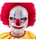 Maschera clown horror in plastica rigida