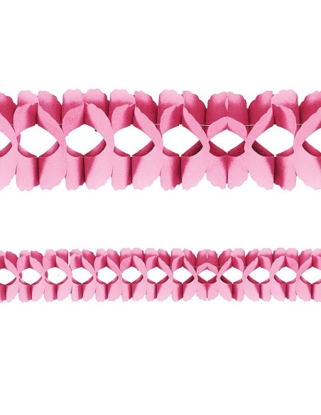 Festone decorativo rosa geometrico lungo 4 metri per feste e celebrazioni
