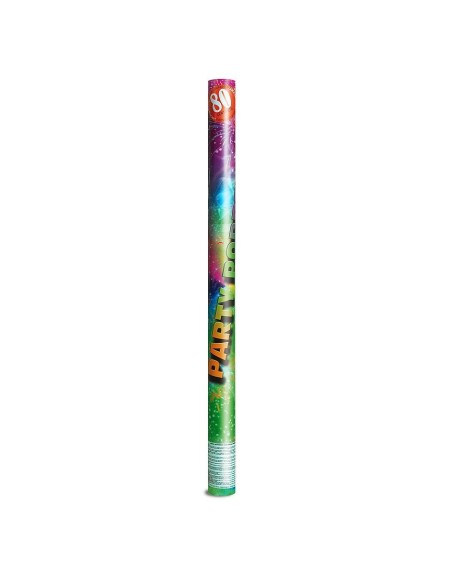 Party popper gigante ad aria compressa 80cm multicolore per feste e celebrazioni