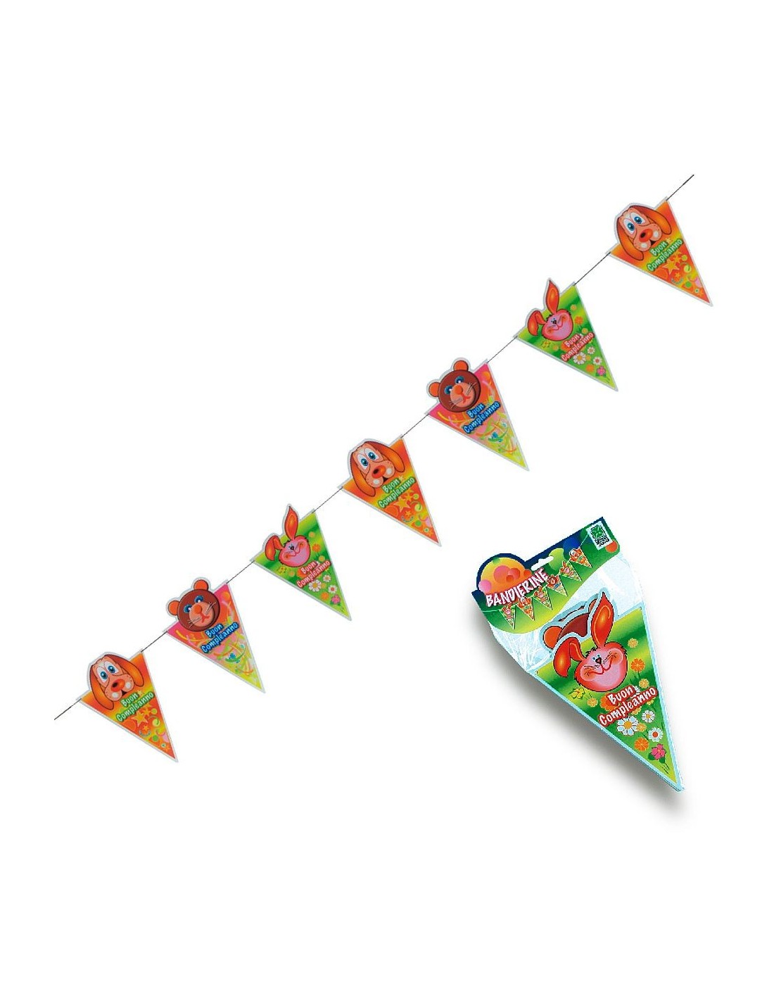 Festone Per 40° Compleanno – 40 Bandierine Triangolari Glitter Oro E Nero, 4 Corde Da 2,5 M, Diamante