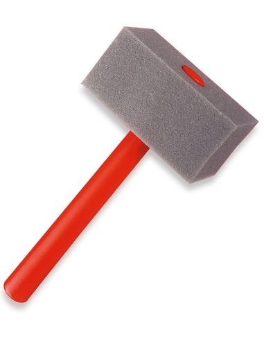 Mazza guerriero gommapiuma grigia manico rosso accessorio costume medievale 38cm