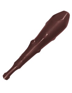 Clava gigante marrone da barbaro vichingo lunga 68 cm accessorio costume Halloween