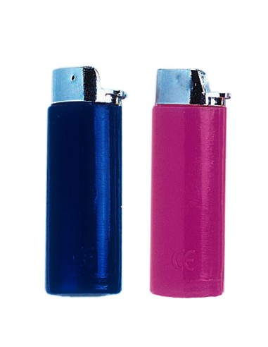 Accendini spruzzo colorati blu e rosa per accessori costumi feste