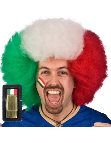 Stick tricolore italiano verde bianco rosso per tifo e feste patriottiche