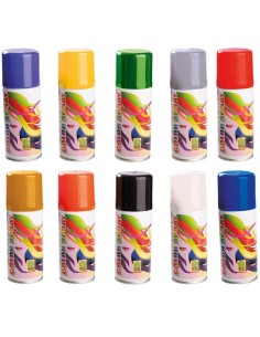 Spray colorati per capelli assortiti in flaconi da 100ml con colori vivaci per costumi e travestimenti