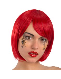 Decorazioni adesive per viso con ragnetti neri per trucco Halloween horror