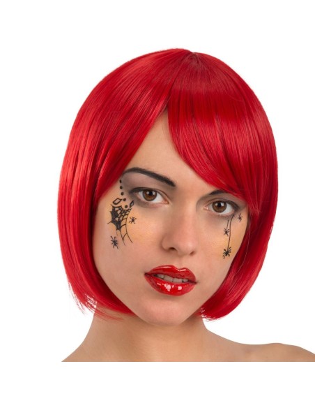 Decorazioni adesive per viso con ragnetti neri per trucco Halloween horror