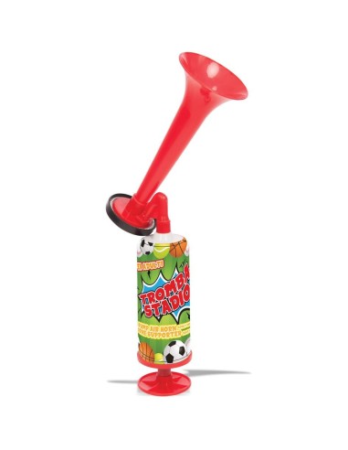 Tromba stadio rossa a carica manuale con pompa per tifo sportivo