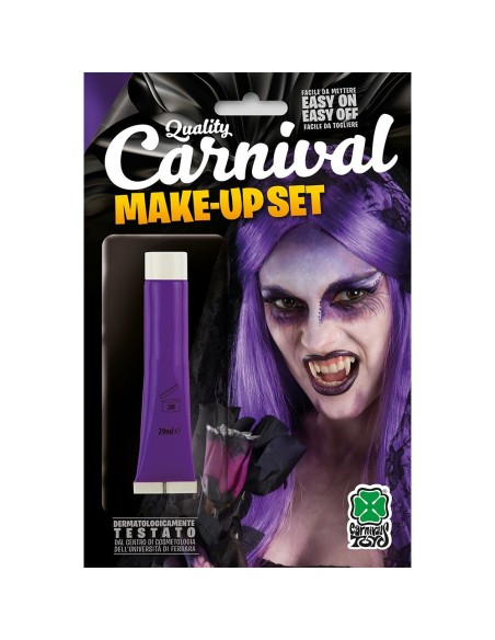 Tubetto fondotinta viola per trucco teatrale e costume horror Halloween