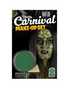 Vasetto fondotinta verde cremoso 10g per trucco teatrale Halloween makeup