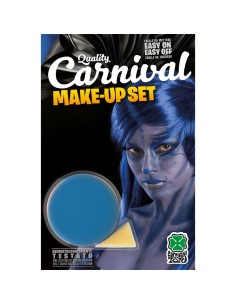 Vasetto fondotinta blu cremoso per trucco teatrale carnevale makeup artistico cosplay