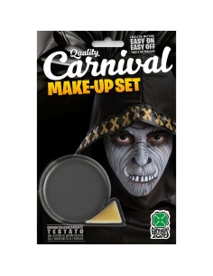 Vasetto fondotinta grigio per trucco teatrale e maschere horror Halloween