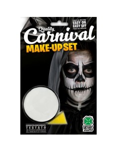 Fondotinta bianco cremoso per trucco teschio Halloween makeup horror 10 grammi