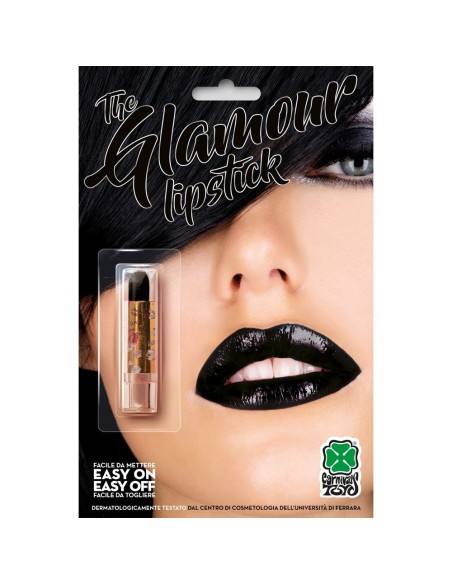 Rossetto nero per makeup Halloween e look gotici con labbra nere intense