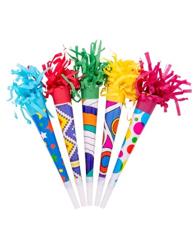 Set 4 cerchietti colorati con orecchie animaletti in carta per feste bambini