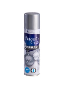 Vernice spray argento 105ml per decorazioni costumi e accessori creativi
