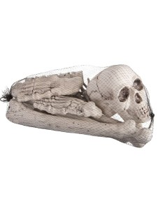 Set di 12 ossa decorative horror con teschio mani e piedi scheletrici per Halloween e costumi 2