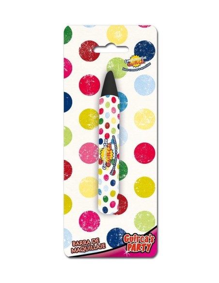 Matita nera per trucco teatrale da 10 grammi con packaging colorato a pois