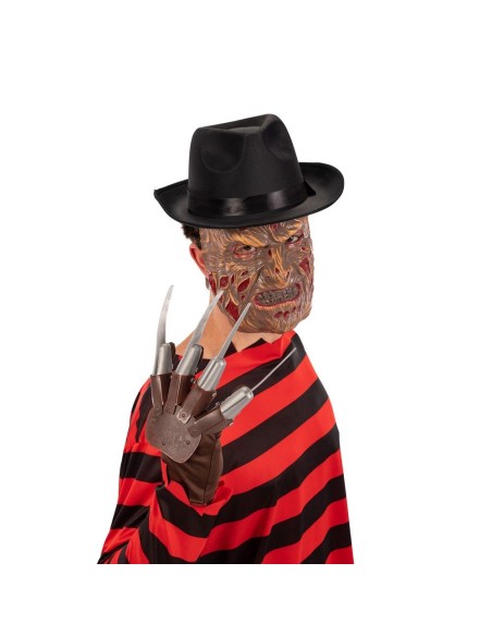 Guanto Freddy Krueger con lame metalliche accessorio costume Halloween horror
