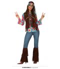 Costume Hippie donna frange