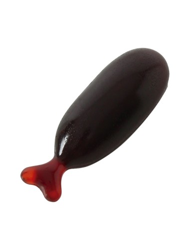 Capsule sangue finto per effetti speciali Halloween con esempio di trucco horror realistico