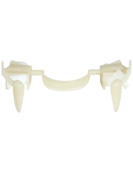 Canini retrattili vampiro denti finti accessorio Halloween trasformazione