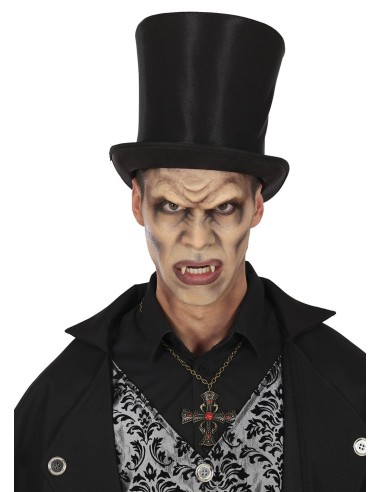 Canini retrattili vampiro denti finti accessorio Halloween trasformazione