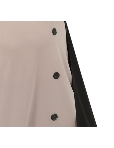 Costume Pinguino cattivo con mantello nero, gilet grigio, cappello cilindro e cravatta pois per Halloween