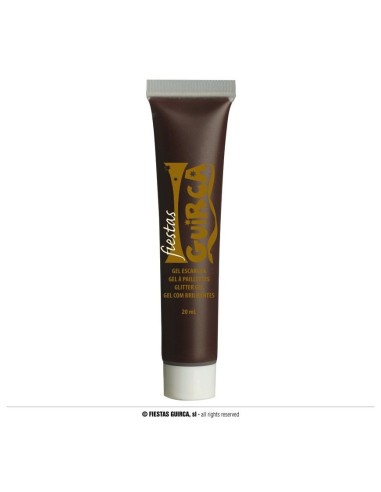 Tubetto trucco marrone base acqua 20ml per makeup teatrale e caratterizzazioni Halloween