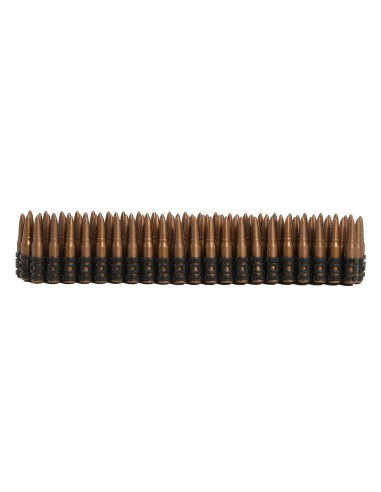 Cinturone militare con proiettili decorativi 140cm accessorio costume western soldato