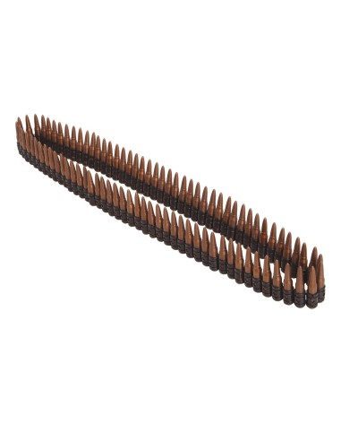 Cinturone militare con proiettili decorativi 140cm accessorio costume western soldato
