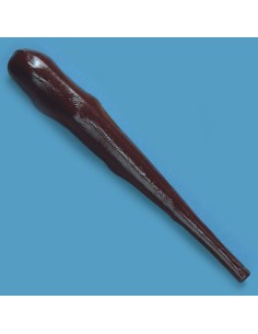 Clava preistorica marrone 48 cm con suono per costume caveman Flintstones carnevale 2