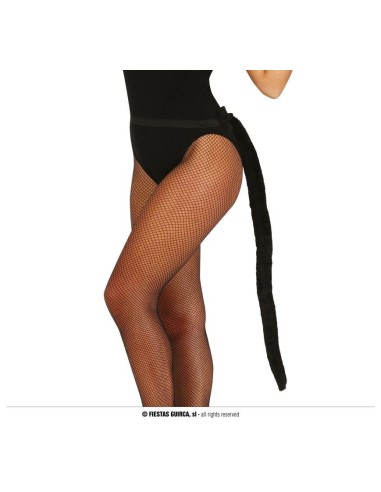Coda nera da diavolo 75 cm accessorio costume Halloween Carnevale feste a tema horror