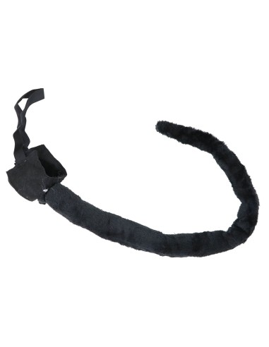 Coda nera da diavolo 75 cm accessorio costume Halloween Carnevale feste a tema horror