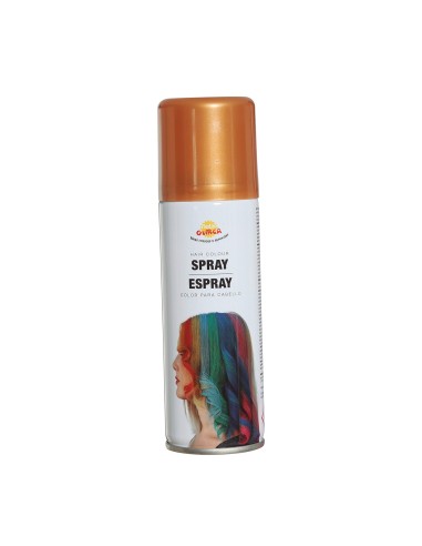 Lacca spray oro per capelli con effetto brillante e riflessi dorati luminosi