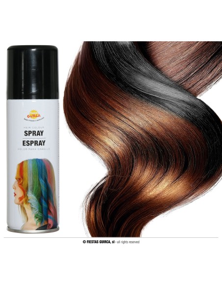 Ciocca di capelli ondulati con sfumature castane e riflessi dorati su sfondo bianco