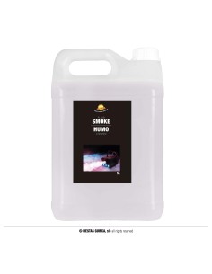 Tanica da 5 litri di liquido professionale per macchina del fumo con etichetta nera 2