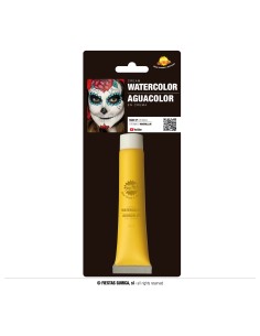 Tubetto trucco giallo a base d'acqua 20ml per makeup carnevale e feste in maschera 2