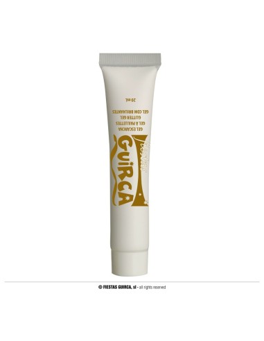 Tubetto trucco bianco 20ml base acqua per makeup teatrale e costumi di carnevale