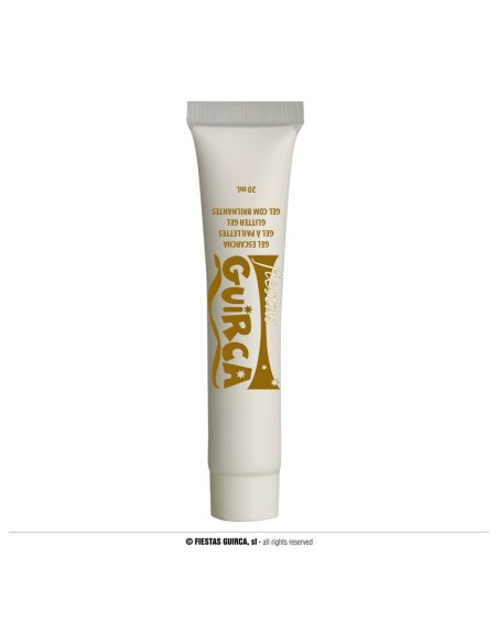 Tubetto trucco bianco 20ml base acqua per makeup teatrale e costumi di carnevale