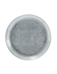 Vasetto trucco argento metallizzato 15gr per makeup teatrale e travestimenti carnevaleschi
