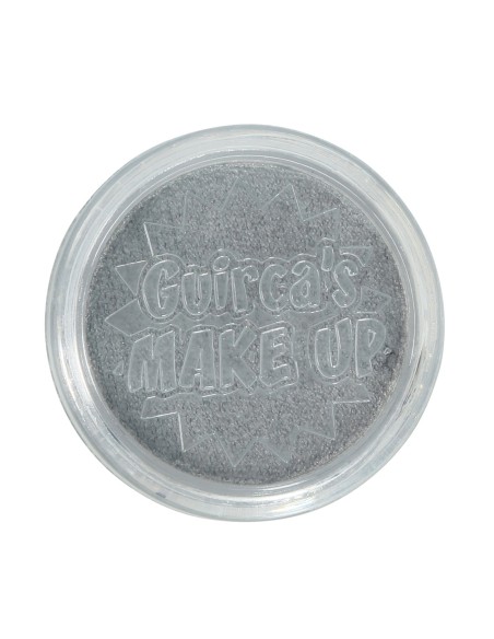 Vasetto trucco argento metallizzato 15gr per makeup teatrale e travestimenti carnevaleschi