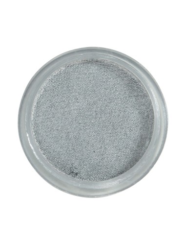 Vasetto trucco argento metallizzato 15gr per makeup teatrale e travestimenti carnevaleschi