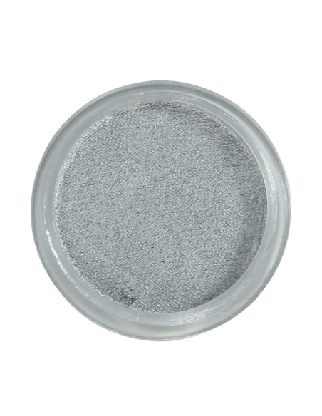 Vasetto trucco argento metallizzato 15gr per makeup teatrale e travestimenti carnevaleschi