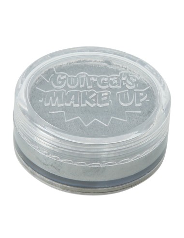 Vasetto trucco argento metallizzato 15gr per makeup teatrale e travestimenti carnevaleschi