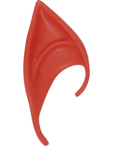 Orecchie da diavolo rosse appuntite accessorio costume Halloween demone