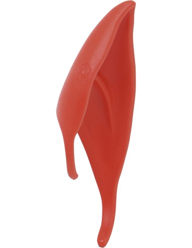 Orecchie da diavolo rosse appuntite accessorio costume Halloween demone