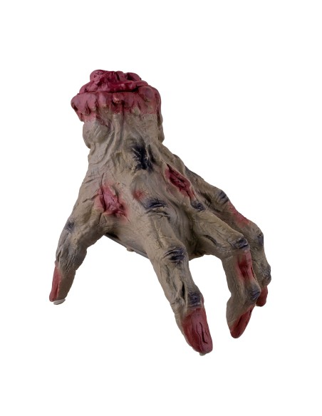 Mano zombie decorativa con ferite e sangue per decorazioni Halloween horror