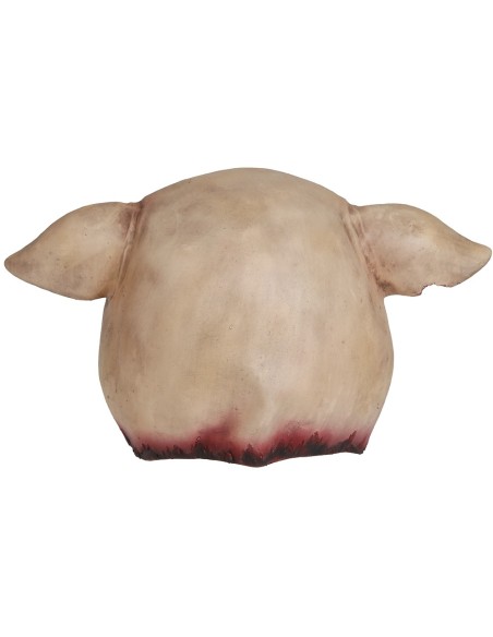 Maschera horror maiale lattice con sangue occhi bocca per Halloween costume spaventoso