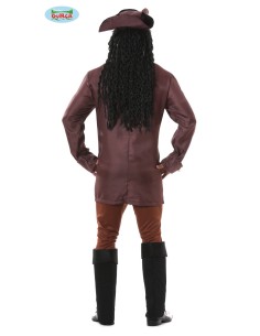 Costume uomo Capitan pirata caraibico 2